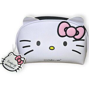 The Creme Shop X Hello Kitty Makeup Pouch with Blush Pink Bow - Limited Edition